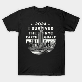 I survived the nyc earthquake 2024 T-Shirt